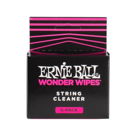 Ernie Ball Wonder Wipes String Cleaner 6-Pack 1104277