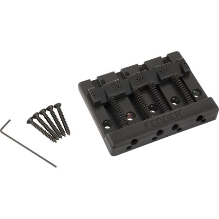Fender Hi-Mass 4-String Bass Bridge Brass Black 0994408400