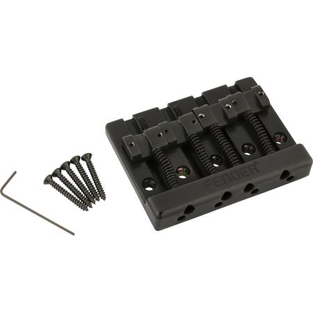 Fender Hi-Mass 4-String Bass Bridge Zinc Black 0994407400