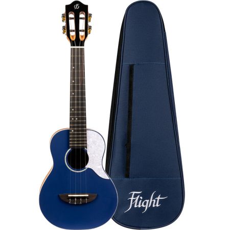 Flight Iris Concert Ukulele Blue kantorepulla 6380