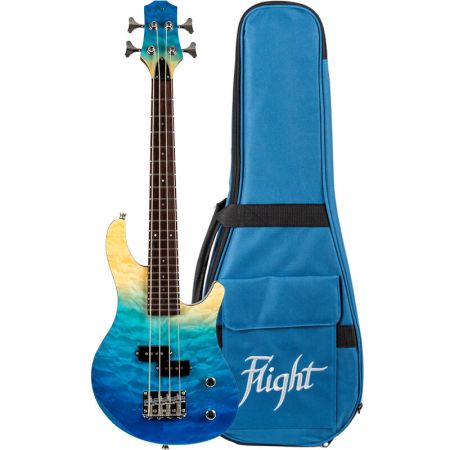 Flight Mini Bass Transparent Blue Fade 6314