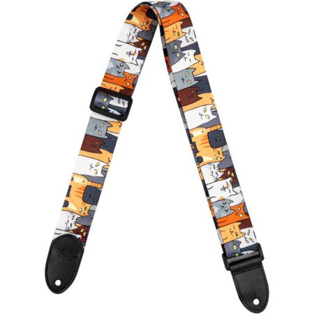 Flight S35 Cats Ukulele Strap 6098