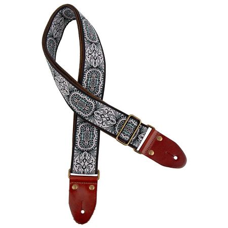 Gaucho GST-1281 2&quot; Jakardihihna Pale Blooms GST-1281-3