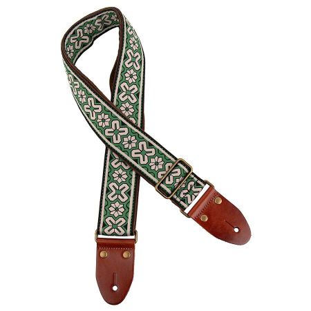Gaucho GST-1283 2&quot; Jakardihihna Green Mosaic GST-1283-2