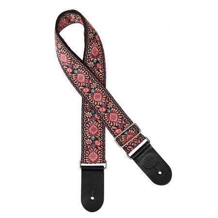 Gaucho GST-189 2&quot; Jakardihihna Pink Floral GST-189-06