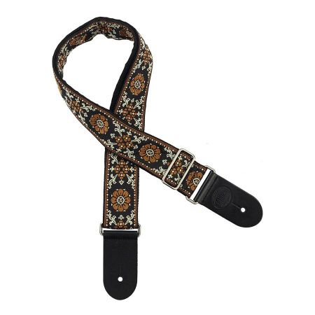 Gaucho GST-195 Jakardihihna Ochre Floral GST-195-02