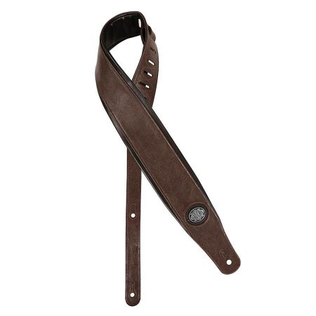 Gaucho GST-310 Topattu Kitarahihna Dark Brown GST-310-DBR