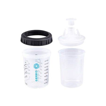 Gerko PPS Paint System 180ml 50 Cups w/ Strainer GPS125/180