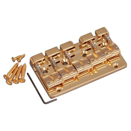 Gotoh J510BO-5 Modern Bass Bridge Gold GTH12446