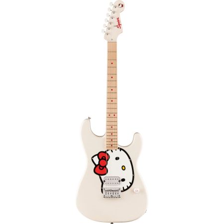 Squier Hello Kitty Stratocaster MN White 0379102980