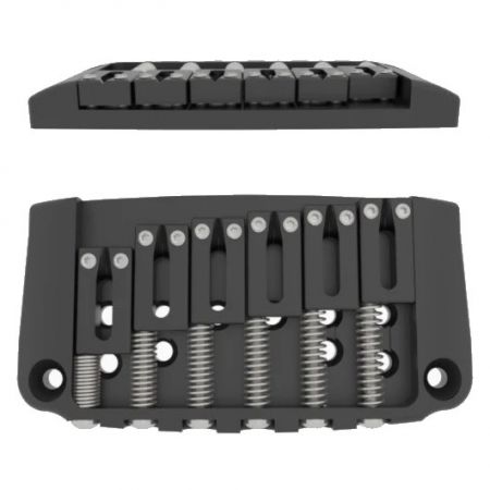 Hipshot Ibby HM 6 String Guitar Bridge Black HS4IBG06B