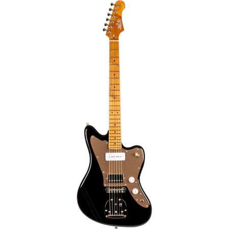Jet Guitars JJ-350 Black Gold Trem JJ350BGT