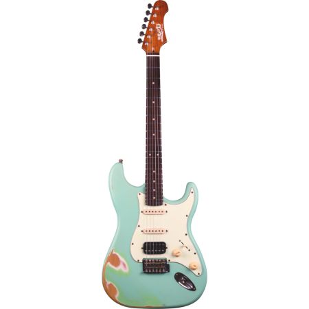 Jet Guitars JS-400 HSS Distressed SFG JS400RLCSFG