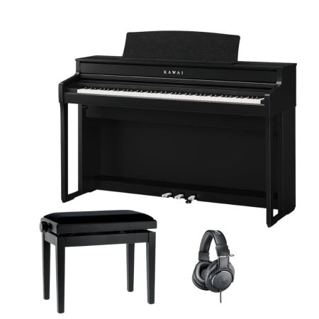 Kawai CA-501 B Digitaalipiano + penkki ja kuulokkeet CA501 B BUNDLE