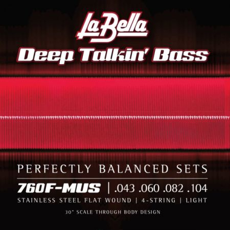 La Bella 760F-MUS Deep Talkin' Mustang Bass 43-104 L-760F-MUS