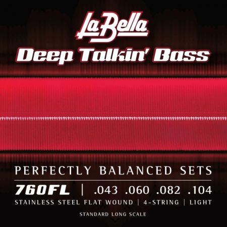 La Bella 760FL Deep Talkin' Flatwound 43-104 L-760FL