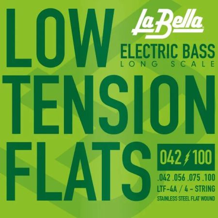 La Bella LTF-4A Low Tension Flatwound 42-100 LTF4A