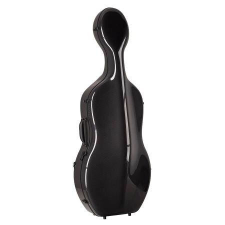 Leonardo CC-844 Cello Case Full Carbon Black CC-844-BK
