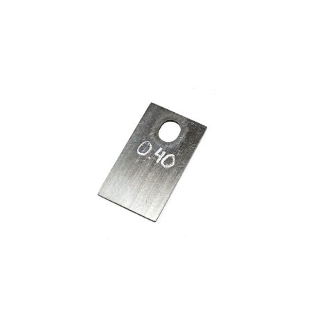 OHM Picks FR Saddle Shim 0.40mm Terästä OHMPICK-BSHIM040