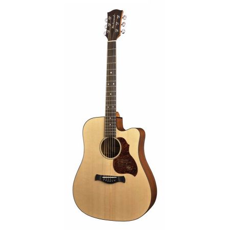 Richwood D-20-CE Dreadnought Natural Satin w/ Electronics D-20-CE