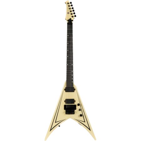 Spira Guitars V-420 FR Antique White Pinstripe V-420 AWH