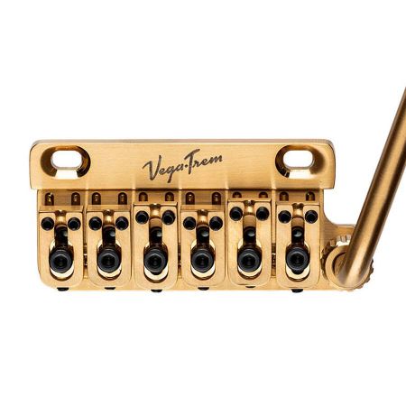 VegaTrem VT1-2 Gold Stainless Steel Ultra Tremolo 2-Point VT1-2/SG