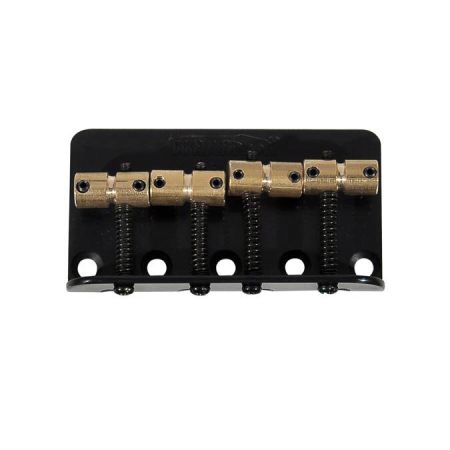 Wilkinson BB-WBBC Bass Bridge Brass Saddles Black BB-WBBC-B