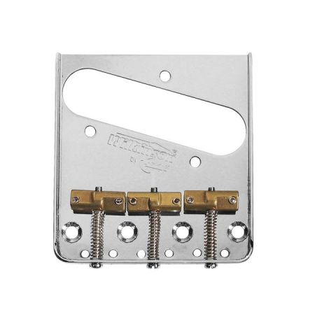 Wilkinson B-WTB Tele Bridge 3-Saddles Chrome B-WTB-C