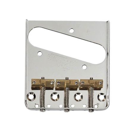 Wilkinson B-WTB Tele Bridge 3-Saddles Nickel B-WTB-N