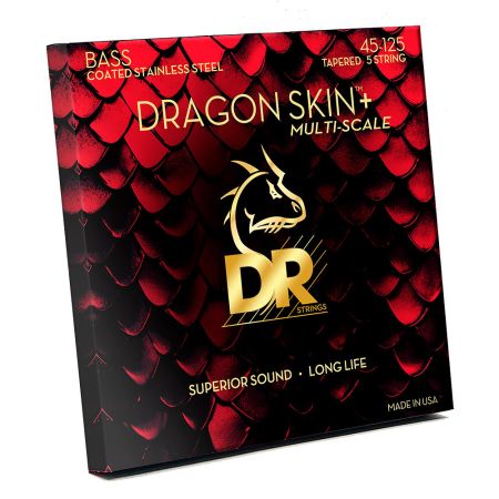 DR Strings Dragon Skin+ Multi-Scale Bass Strings 255928
