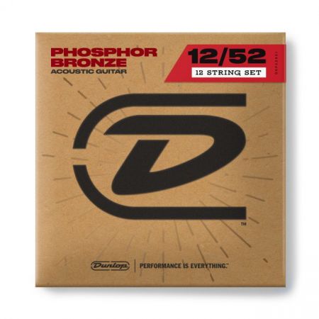 Dunlop 12-52 Phosphor Bronze 12-kielisen kielet DAP1252J
