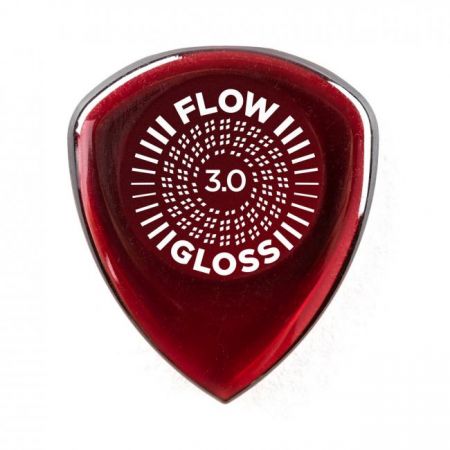 Dunlop Flow Gloss 3mm plektra, 3kpl BAG550P300