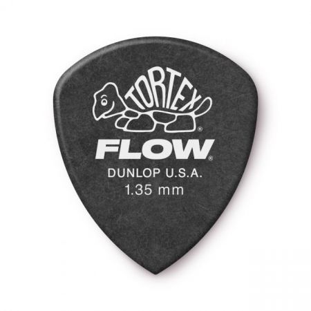 Dunlop Tortex Flow 1.35mm -plektra, 12kpl BAG558P135