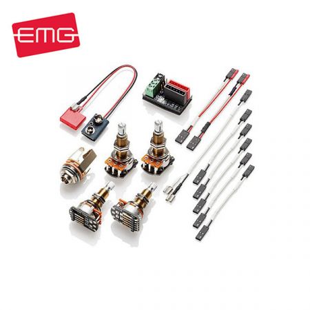 EMG Wiring Kit 1 or 2 Pickups Long Shaft 2643020