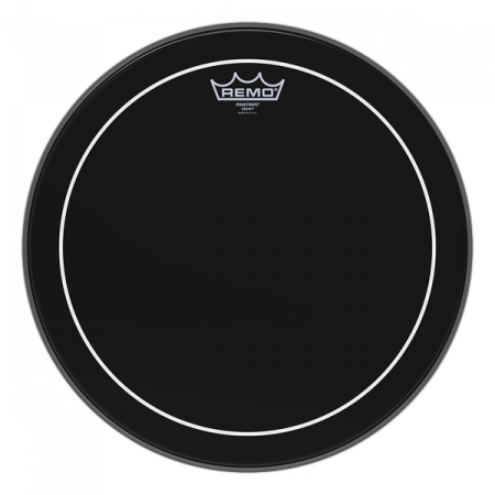 Remo 18&quot; Pinstripe Ebony tomikalvo ES-0618-PS